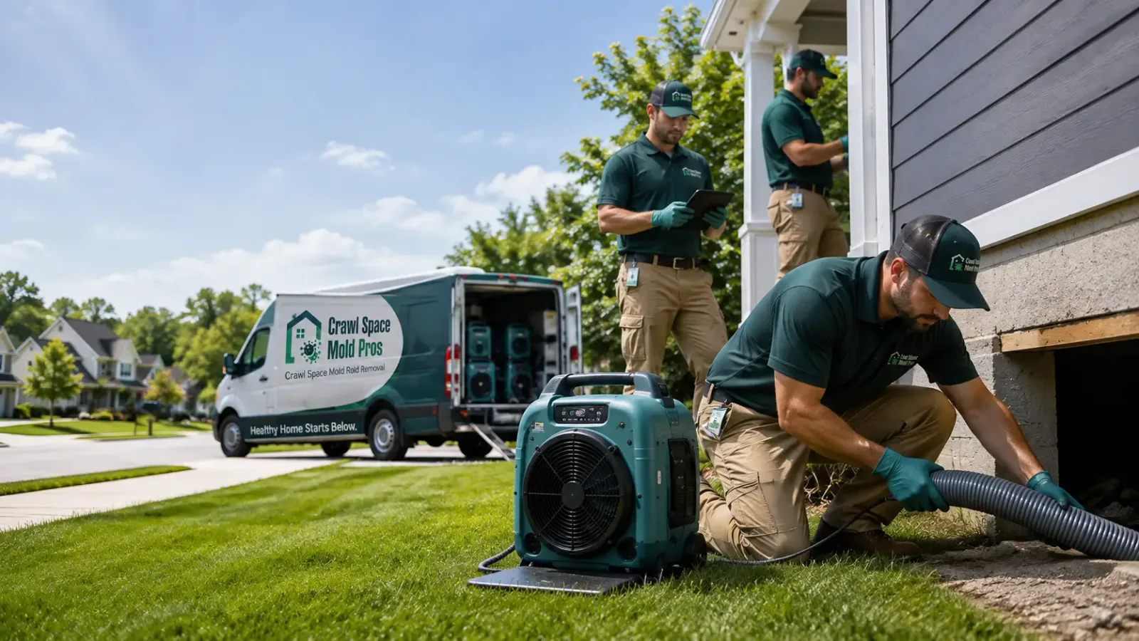 Crawl Space Mold Removal in Montreal, WI